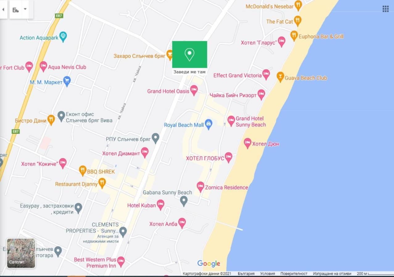 Апартамент Flame Sunny Beach Ngoại thất bức ảnh